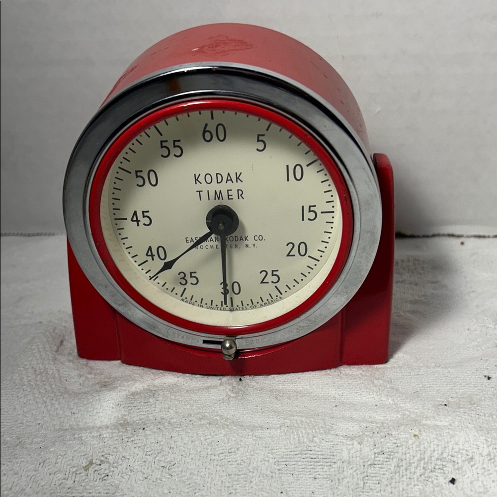 Kodak Classic Red Timer Clock